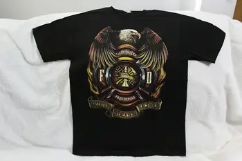 Ugniagesiai Tiesa Herojai Tradicija Pasišventimo Sacrfice Erelis Liepsnos T-Shirt Marškinėliai