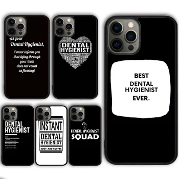 Stomatologas Dantų Dantų Higienistas Telefono dėklas skirtas iPhone 15 SE2020 13 14 11 12 Mini Pro Max XR XS 6 7 8 Plius coque fundas Shell