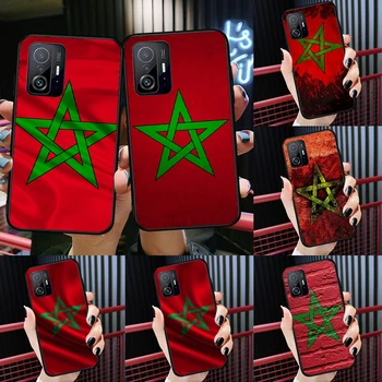 Marokas Maroko Vėliava POCO F3 X3 GT NFC M3 M4 X3 Pro Telefono dėklas Padengti Xiaomi Mi 11 Lite 9T 10T 11T Pro