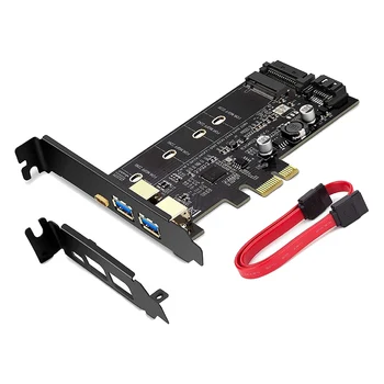 PCI-E, USB 3.0 PCI Įsk.1 USB C ir 2 USB Uostams, M. 2 NVME į PCIe 3.0 Adapteris Kortelę su Laikikliu