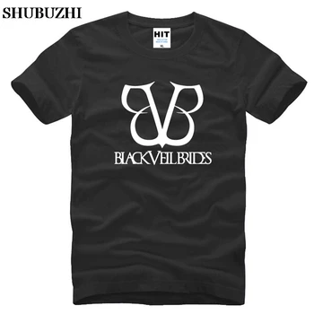 Black Veil Brides Marškinėliai Vyrams Naujas Spausdinti Psot-Hardcore Punk T-marškinėliai trumpomis Rankovėmis Medvilnės Rock Roll Viršūnės
