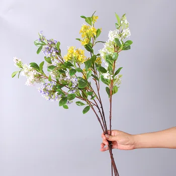 Didmeninė Modeliavimas Osmanthus Gėlių su Ye Gui Gėlių kompozicijų Dekoratyvinis Namų Dirbtinės Gėlės.