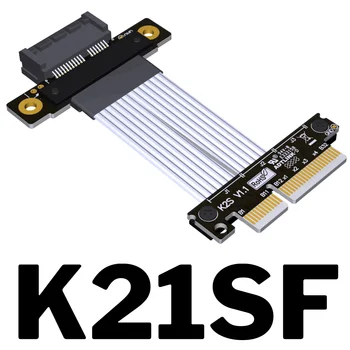 PCIe4.0 x4, kad X1 Išplėtimo Stove Kabelis RAID SSD LAN USB Kortelės Adapterį Gen4 GPU Adapteris