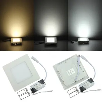 Pritemdomi LED Panel Šviesos Virtuvė Nišoje Fojė Lempos AC85-265V LED Spot Žemyn Šviesos Šiltai Balta Natūrali Balta Šalta Balta Downlight