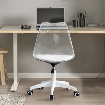 Modernių Namų Biuro Stalas, Kėdės, Reguliuojamas 360 °Pasukama Kėdė, Inžinerijos Plastiko Armless Swivel Kompiuterio Kėdė Su ratukais, L