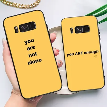 Geltona Estetinės Telefono dėklas, Skirtas Samsung Note 8 9 10 20 pro plus lite M 10 11 20 30 21 31 51 21 22 42 02 03