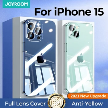Joyroom Dengimo Atveju iPhone 15 14 13 Pro Max Minkštos TPU Objektyvo Apsaugos Anti-rudenį Apima, 