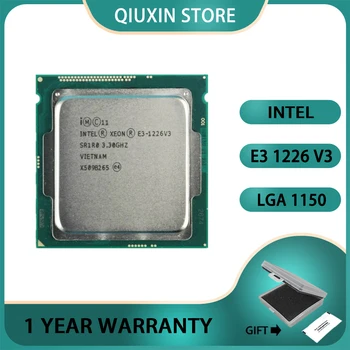 Intel Xeon E3 1226v3 CPU 3.3 GHz Quad-Core Quad-Sriegis LGA 1150 E3 1226 V3 Procesoriaus L2=1M L3=8M 84W