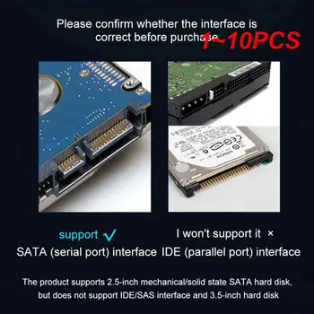 1~10VNT 3.0/2.0 SATA 6 Gb / s 3 Kabelis Sata Į USB 3.0 Adapteris Parama 2.5 Colio Išorinis HDD SSD Kietąjį Diską 22 Pin Sata III