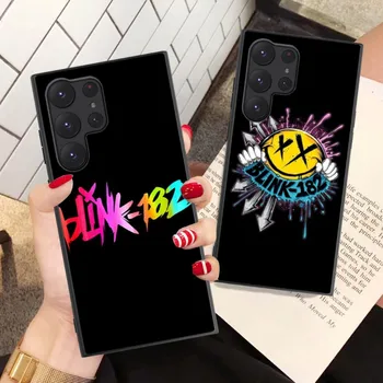 Blink-182 neoninis ženklas Telefono dėklas Samsung Galaxy S22 S23 S20 S21 Plus Ultra M54 Note20 Soft Black Telefono Dangtelį