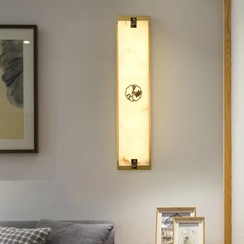 Šiuolaikinės Pučiamųjų Sienos Lempa LED 3 Spalvų Derliaus Marmuro Kūrybos Sconce Šviesos Namų Gyvenamasis Kambarys Miegamasis