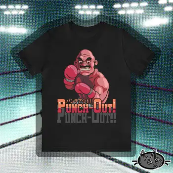 T-shirt Retro žaidimų Jeu Video Boxe Punch-out 