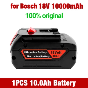 NAUJAS 10000mAh baterija Bosch 18V akumuliatorius Įkraunamas elektrinių įrankių Atsarginės 10.0 ah Nešiojamų Pakeitimo BAT609 BAT619