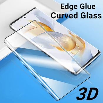 3D Išlenkti Šoniniai Stiklai Garbę 90 Screen Protector Kino Garbę 90 Grūdintas Stiklas Anti-Scrath Mobilųjį Telefoną Stiklo Raštas Honor90