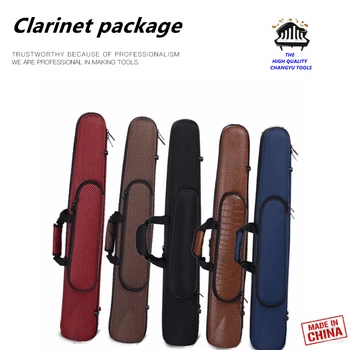 Bb Klarnetas atveju maišelis Integruota Pučiamųjų instrumentų atveju, dalys Vandeniui nešiojamų Clarinetto Kuprinė