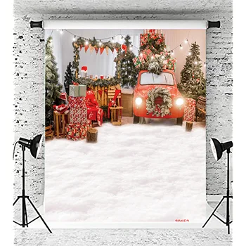 SHUOZHIKE Kalėdų Eglutė Fotografijos Foną Sniego Dovanų Šalis Dekoras Vaikų Reklama Fone, Atostogų Foto Studija Prop DN-07