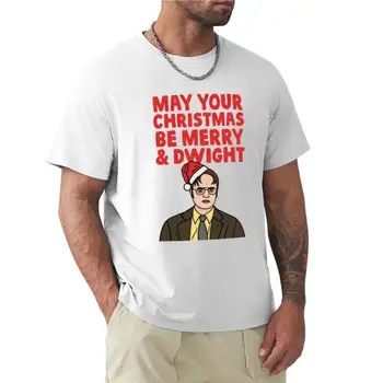 Gali Būti Jūsų Kalėdų Linksmų Ir Dwightas T-Marškinėliai berniukams, gyvūnų spausdinti marškinėliai kawaii drabužius greitai džiovinimo t-shirt mens treniruotės marškinėliai