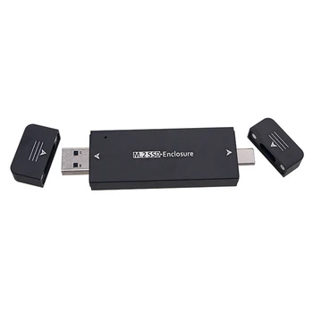 M. 2 SSD-Talpyklos USB 3.1 C Tipo Standžiojo Disko Talpyklos Išorinio Kietojo Disko Gaubto Atveju 2230 2242 For Windows /Linux