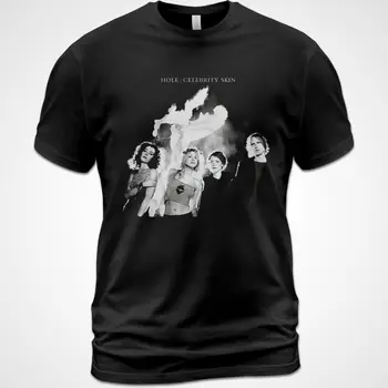 Medvilnės marškinėliai Skylę Įžymybė Odos Albumą Tee Courtney Love Eric Erlandson