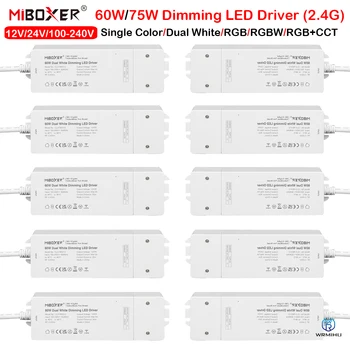 MiBoxer AC110V-220V, kad DC24V 75 W Tamsos LED Driver WiFi 2.4 G Nuotolinio Valdymo Vieną Spalvą/Dual Balta/RGB/RGBW/RGB+BMT