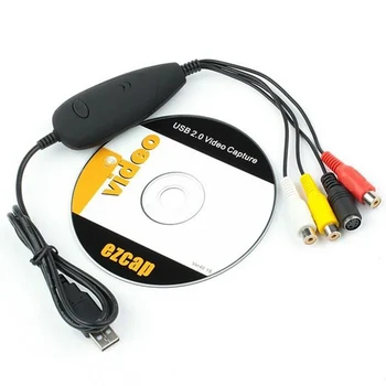 Ezcap172 USB Audio Video Grabber Užfiksuoti Konvertuoti Analoginį vaizdą iš VHS, 8mm Kasečių Vaizdo įrašymo Ezcap 172 vaizdo Kamera Užfiksuoti