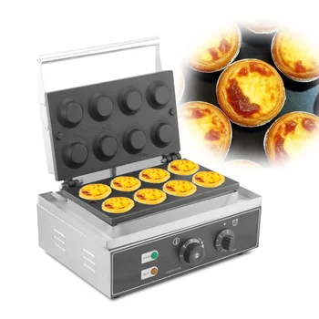 Komercinės Non-stick 8 skylę mini Kiaušinių Pyragas Mašina Tarlet Maker Geležies Baker Elektros Kiaušinių Pyragas Maker Ananasų Tortų gamybos Mašinos